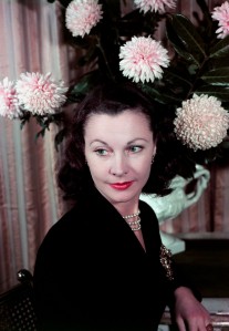 Vivien Leigh at home in Chelsea, 1948